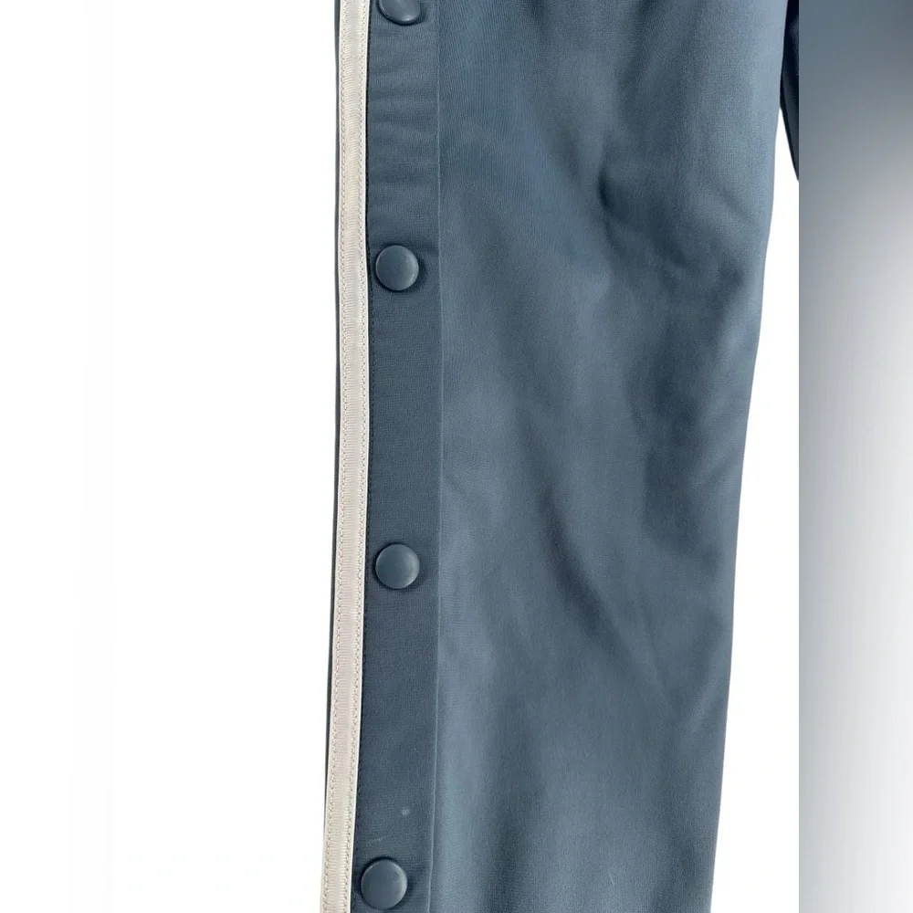 Adidas tear aways Kids Gray blue Joggers basketball pants active wear y2k sz sm - Picture 3 of 8